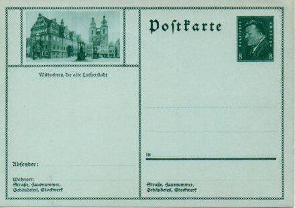 Deutsches Reich Bildpostkarte P189/ 058 ungebraucht/ *