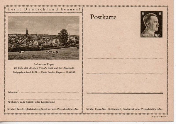Deutsches Reich Bildpostkarte P305/ 41-3-1-B1 ungebraucht/ *