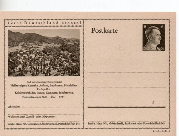 Deutsches Reich Bildpostkarte P305/ 41-3-1-B10 ungebraucht/ *