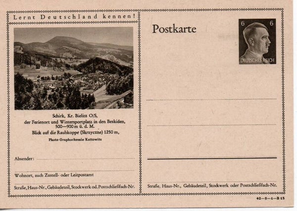Deutsches Reich Bildpostkarte P305/ 42-8-1-B13 ungebraucht/ *