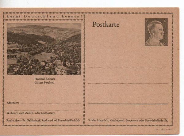 Deutsches Reich Bildpostkarte P305/ 42-13-1-B1 ungebraucht/ *