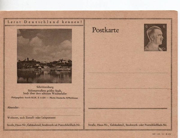 Deutsches Reich Bildpostkarte P305/ 42-13-1-B13 ungebraucht/ *