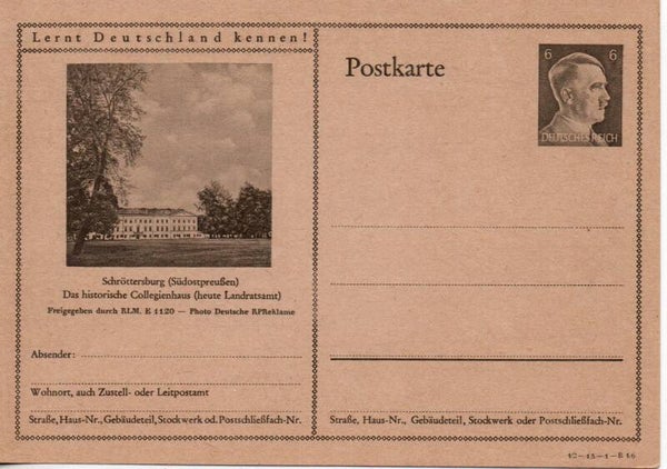 Deutsches Reich Bildpostkarte P305/ 42-13-1-B16 ungebraucht/ *