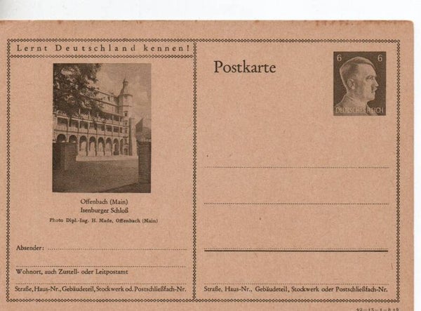 Deutsches Reich Bildpostkarte P305/ 42-13-1-B19 ungebraucht/ *