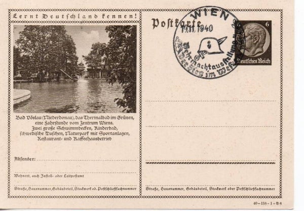 Deutsches Reich Bildpostkarte P236/ 40-158-1-B6 mit SST gestempelt/ o