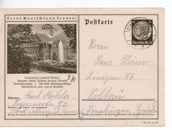 Deutsches Reich Bildpostkarte P236/ 35-55-2-B8 gelaufen/ o
