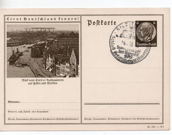 Deutsches Reich Bildpostkarte P236/ 38-121-1-B5 mit SST gestempelt/ o