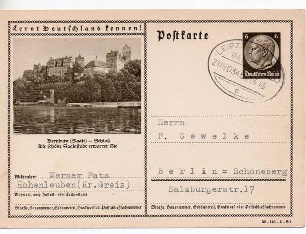 Deutsches Reich Bildpostkarte P236/ 39-140-1-B1 gelaufen/ o