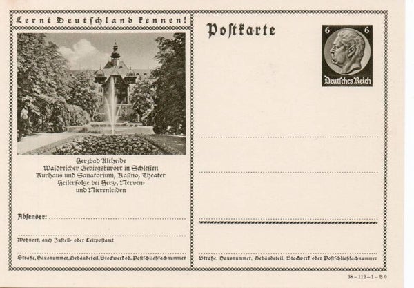 Deutsches Reich Bildpostkarte P236/ 38-112-1-B9 ungebraucht/ *