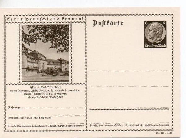 Deutsches Reich Bildpostkarte P236/ 38-117-1-B1 ungebraucht/ *