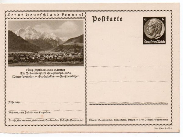 Deutsches Reich Bildpostkarte P236/ 39-130-1-B4 ungebraucht/ *