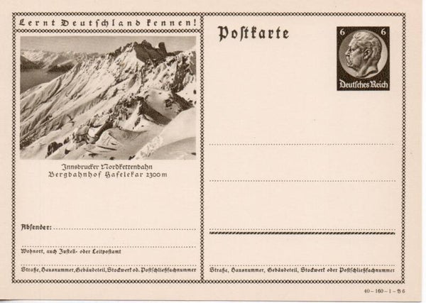 Deutsches Reich Bildpostkarte P236/ 40-160-1-B6 ungebraucht/ *