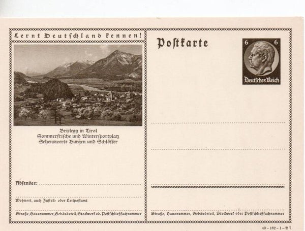 Deutsches Reich Bildpostkarte P236/ 40-162-1-B7 ungebraucht/ *
