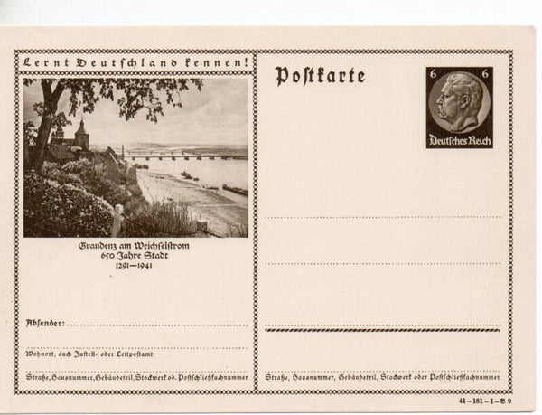 Deutsches Reich Bildpostkarte P236/ 41-181-1-B9 ungebraucht/ *