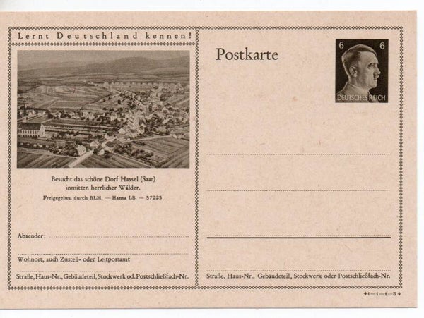 Deutsches Reich Bildpostkarte P305/ 41-1-1-B4 ungebraucht/ *