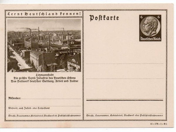 Deutsches Reich Bildpostkarte P236/ 41-178-1-B1 ungebraucht/ *