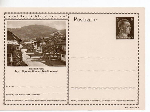 Deutsches Reich Bildpostkarte P304/ 41-184-1-B6 ungebraucht/ *