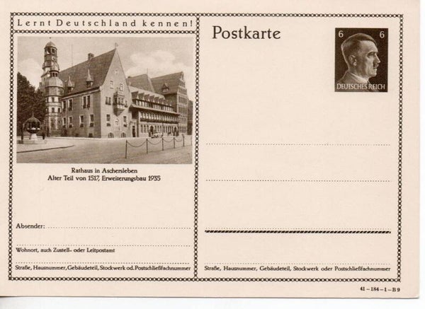 Deutsches Reich Bildpostkarte P304/ 41-184-1-B9 ungebraucht/ *