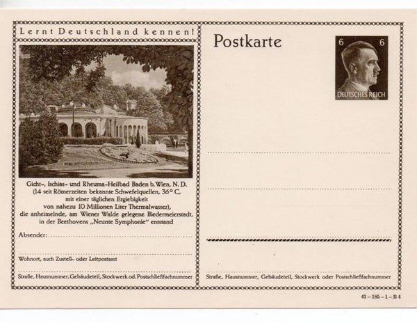 Deutsches Reich Bildpostkarte P304/ 41-185-1-B4 ungebraucht/ *