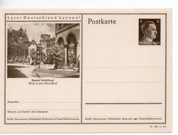 Deutsches Reich Bildpostkarte P304/ 41-188-1-B4 ungebraucht/ *