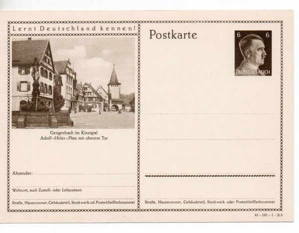 Deutsches Reich Bildpostkarte P304/ 41-191-1-B8 ungebraucht/ *