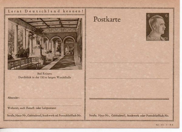 Deutsches Reich Bildpostkarte P305/ 42-13-1-B6 ungebraucht/ *