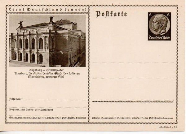 Deutsches Reich Bildpostkarte P236/ 40-151-1-B8 ungebraucht/ *