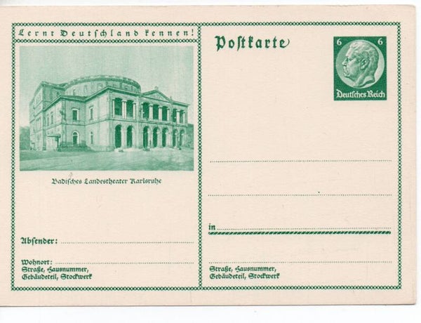 Deutsches Reich Bildpostkarte P221/ 037 ungebraucht/ *