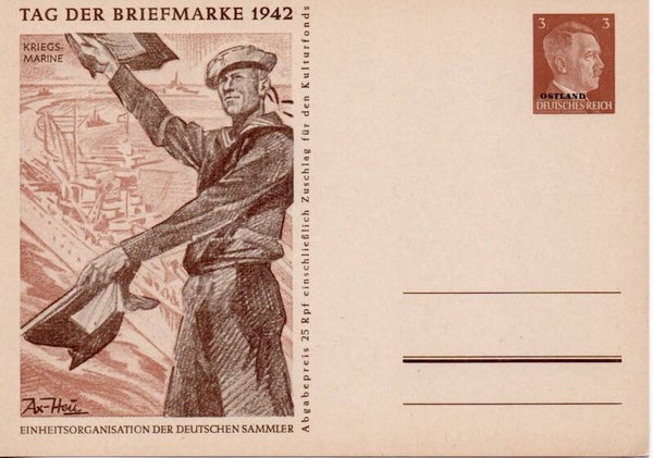 Deutsches Reich Ostland Ganzsache Nr. P3a/ 03 ungebraucht/ *