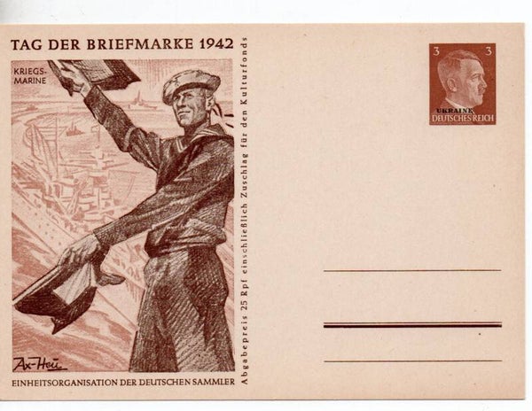 Deutsches Reich Ukraine Ganzsache Nr. P4a/ 03 ungebraucht/ *