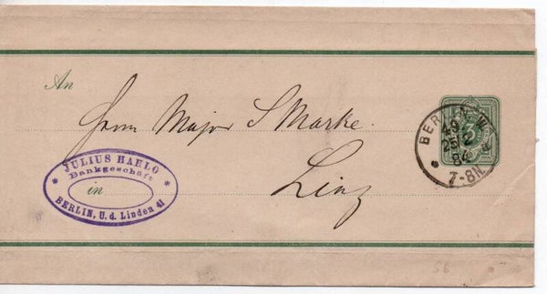 Deutsches Reich Ganzsache Nr. S7A gelaufen/ o