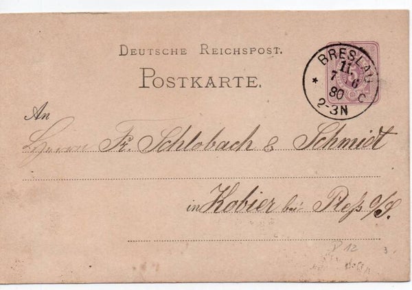 Deutsches Reich Ganzsache Nr. P10 gelaufen/ o