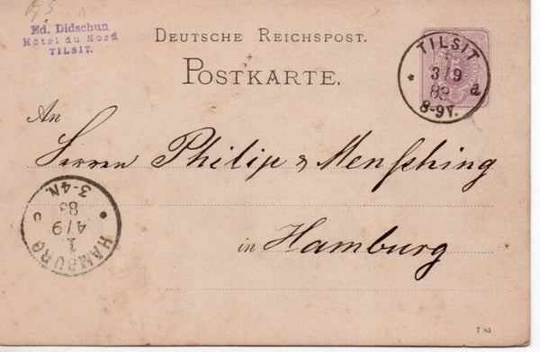 Deutsches Reich Ganzsache Nr. P12/ 01A gelaufen/ o