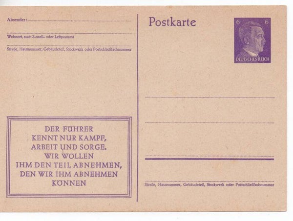 Deutsches Reich Ganzsache P312/ 08 ungebraucht/ *