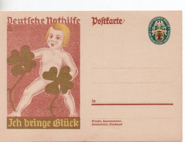 Deutsches Reich Ganzsache P208 ungebraucht/ *