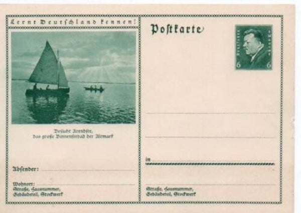 Deutsches Reich Bildpostkarte P202/ 01 ungebraucht/ *