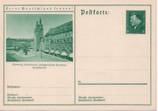 Deutsches Reich Bildpostkarte P202/ 08 ungebraucht/ *