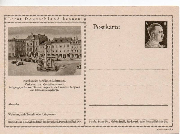 Deutsches Reich Bildpostkarte P305/ 41-2-1-B1 ungebraucht/ *