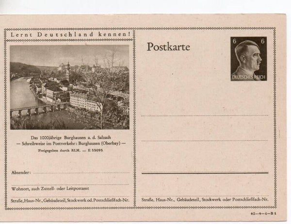 Deutsches Reich Bildpostkarte P305/ 42-4-1-B1 ungebraucht/ *