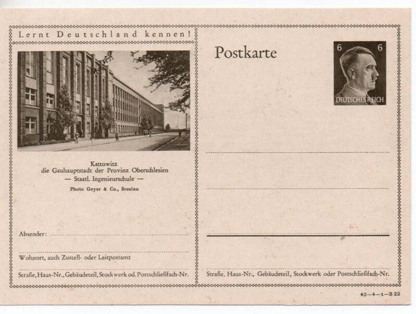 Deutsches Reich Bildpostkarte P305/ 42-4-1-B22 ungebraucht/ *