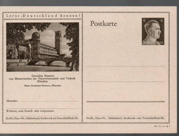 Deutsches Reich Bildpostkarte P305/ 42-6-1-B7 ungebraucht/ *