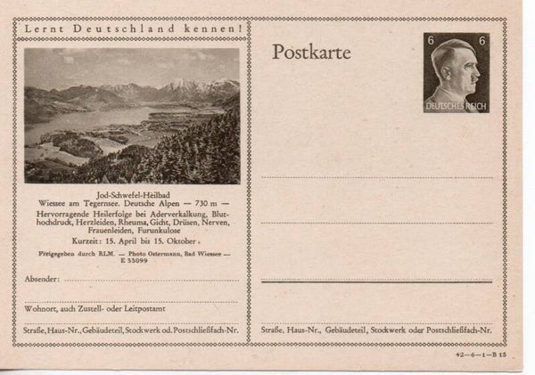 Deutsches Reich Bildpostkarte P305/ 42-6-1-B15 ungebraucht/ *