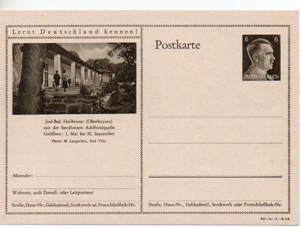 Deutsches Reich Bildpostkarte P305/ 42-6-1-B18 ungebraucht/ *