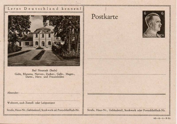Deutsches Reich Bildpostkarte P305/ 42-6-1-B21 ungebraucht/ *