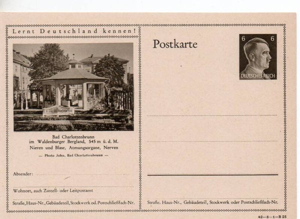 Deutsches Reich Bildpostkarte P305/ 42-8-1-B25 ungebraucht/ *