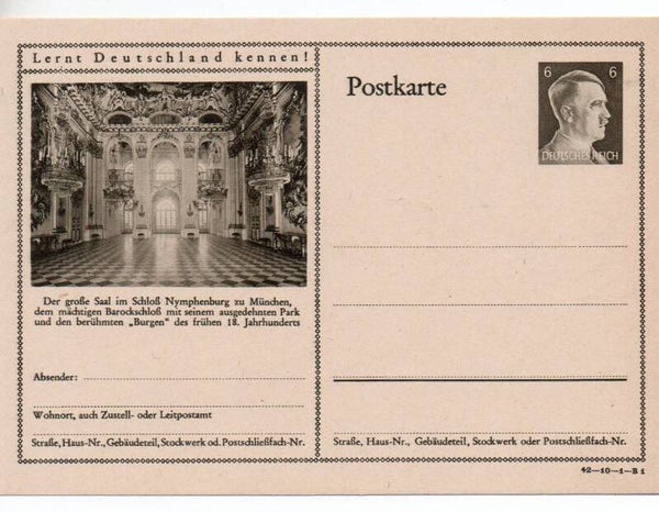 Deutsches Reich Bildpostkarte P305/ 42-10-1-B1 ungebraucht/ *