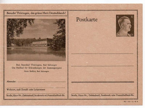 Deutsches Reich Bildpostkarte P305/ 42-11-1-B9 ungebraucht/ *
