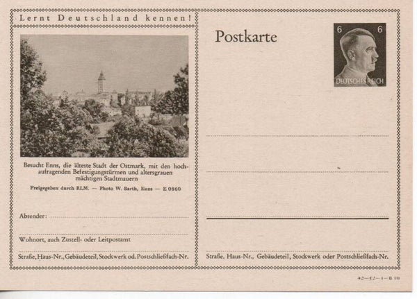 Deutsches Reich Bildpostkarte P305/ 42-12-1-B10 ungebraucht/ *