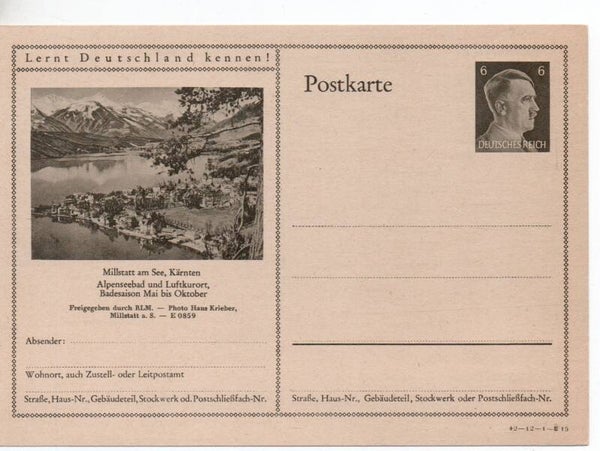 Deutsches Reich Bildpostkarte P305/ 42-12-1-B15 ungebraucht/ *