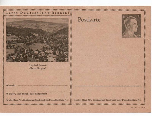 Deutsches Reich Bildpostkarte P305/ 42-13-1-B1 ungebraucht/ *